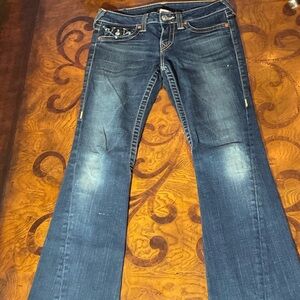 True Religion Dark Blue Flare Jeans. #54